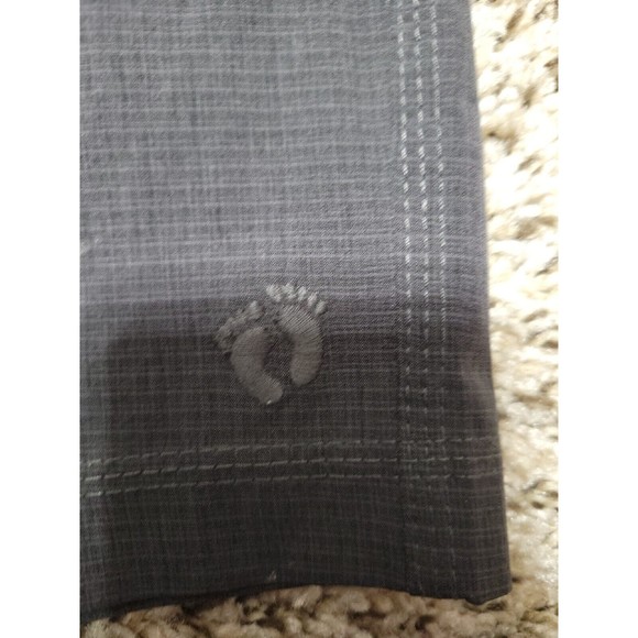 Hang Ten Charcoal Grey Shorts Men's 40 Chino Hybrid Board Surf Casual Drawstring - Picture 2 of 7